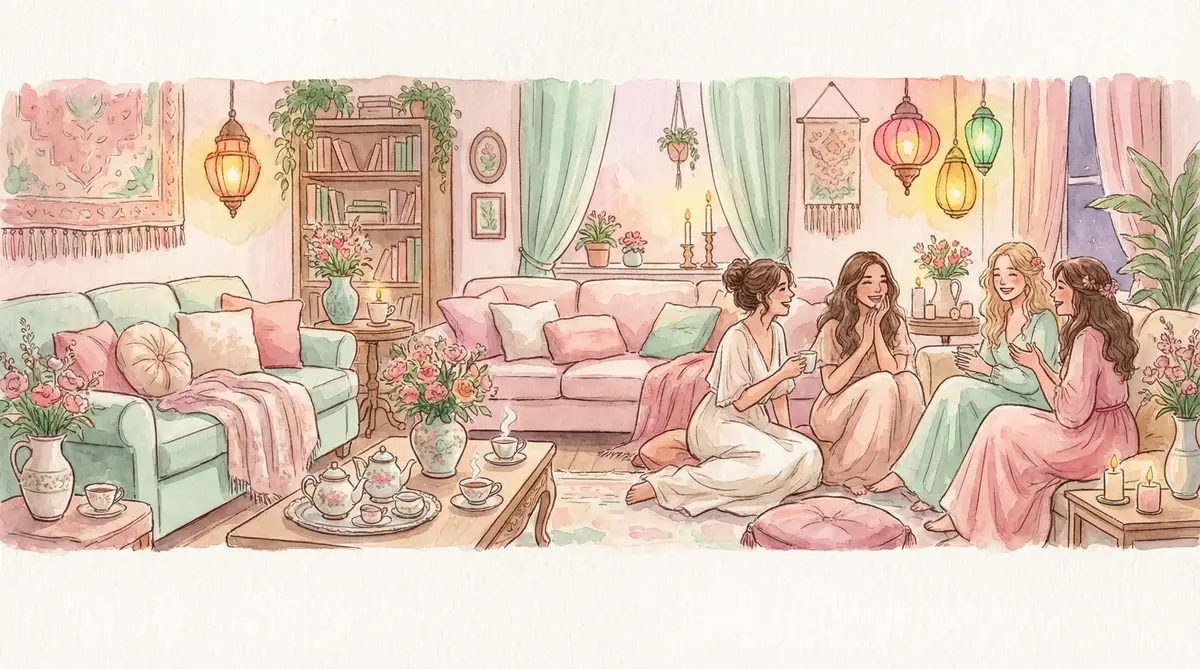 女性向纯爱 女性话题 - 温馨聚会场景